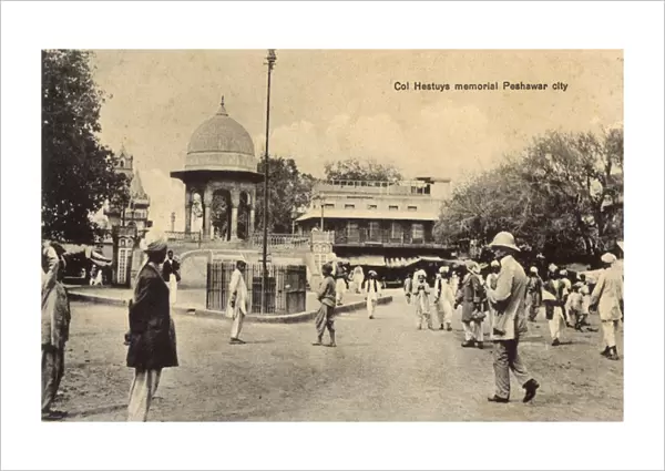 Hastings Memorial, Peshawar City, British India