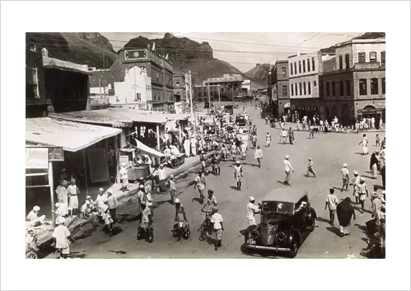 Maidan Square and Main Street, Crater (Kraytar), Aden, WW2