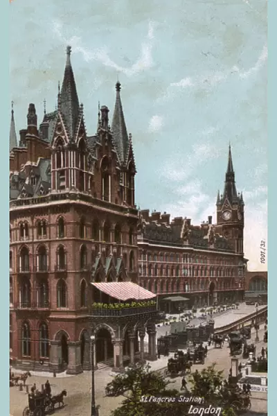 St Pancras Railway Station, London