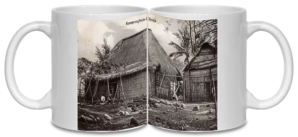 Native house, Djoeja (Yogyakarta), Central Java, Indonesia