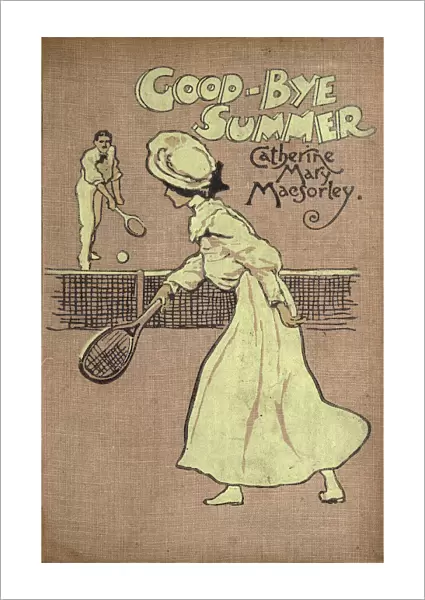 Book cover - Good-bye Summer - game of tennis