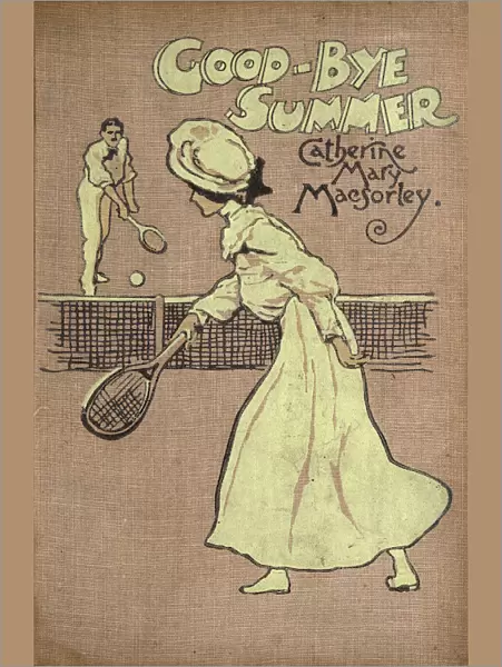Book cover - Good-bye Summer - game of tennis