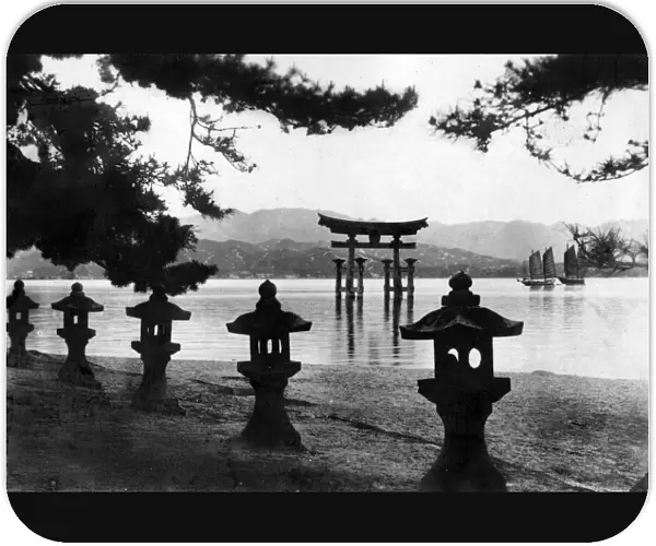 General view of Itsukushima Shrine, Japan