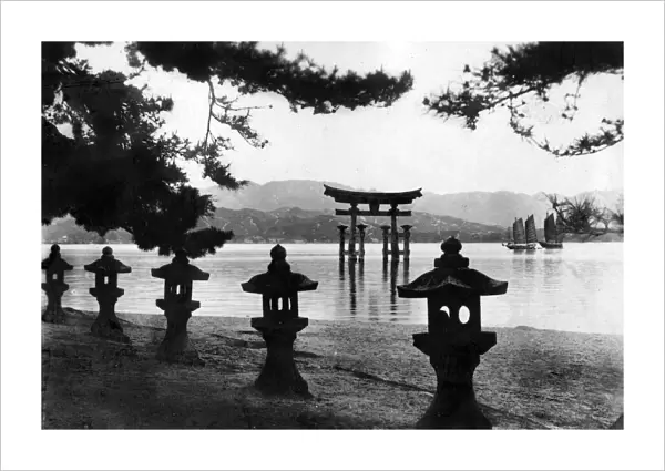 General view of Itsukushima Shrine, Japan