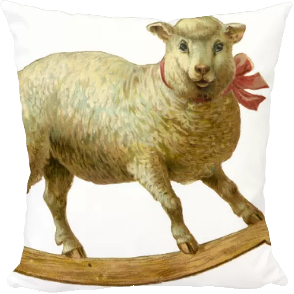 Victorian Scrap - Rocking Sheep