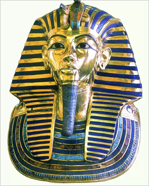 Golden Mask of Egyptian Pharoah Tutankhamun