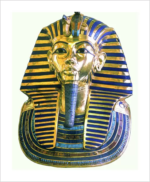 Golden Mask of Egyptian Pharoah Tutankhamun
