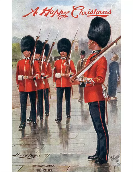 Changing of the Guard at Buckingham Palace - Christmas card