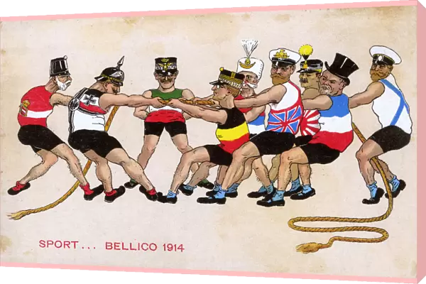 WW1 - Tug of War between the Allies and the Central Powers