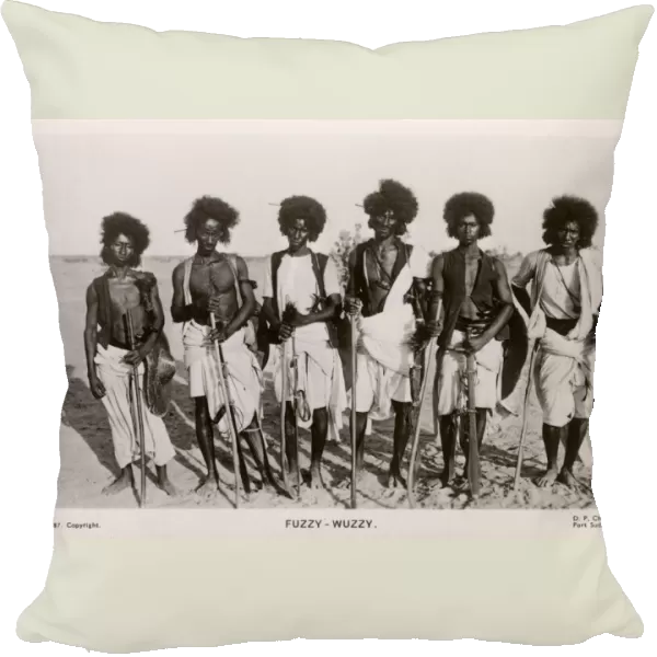 Sudan - A group of Hadendoa Warriors