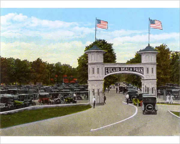 Cleveland, Ohio, USA - Entrance to Euclid Beach Park