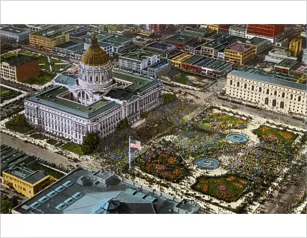 San Francisco, California, USA - City Hall and Civic Centre