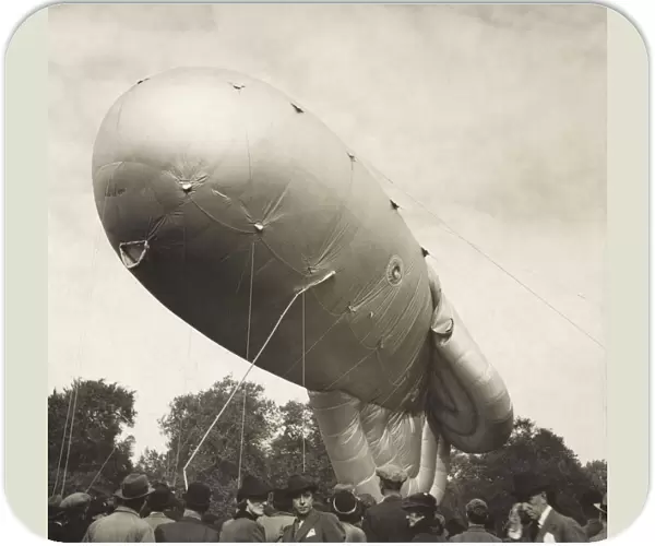 Barrage-Balloon Flying over Southern England, UK During ?