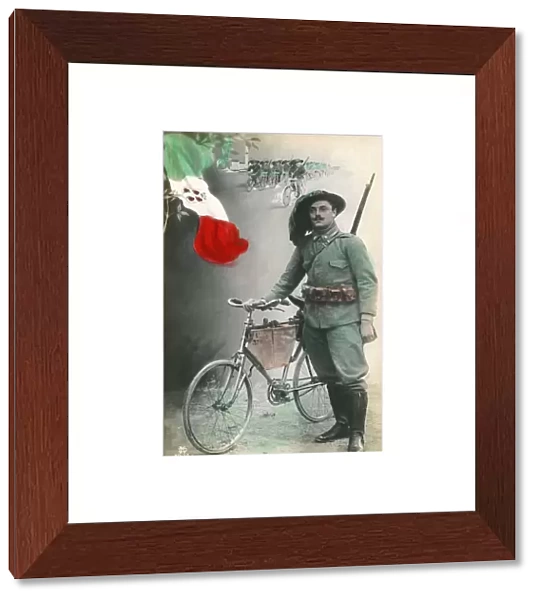 WW1 - Italy - A cycling sharpshooter - Bersaglieri