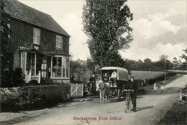 Bucks Green, West Sussex - The Post Office and local Postie