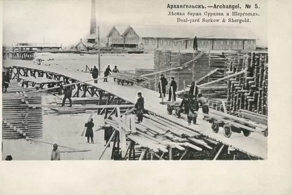 Archangel, Russia - The Surkow & Shergold Timber Deal Yard