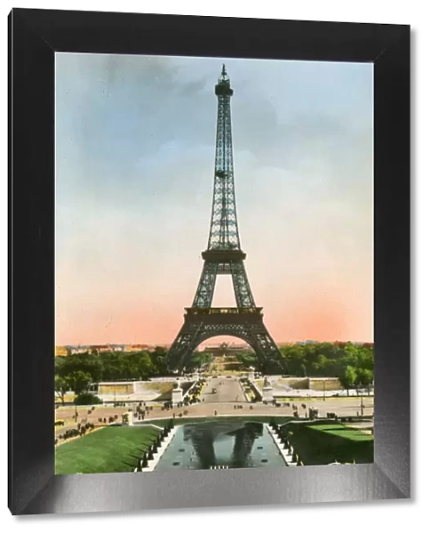 Paris, France - Tour Eiffel viewed from Palais de Chaillot