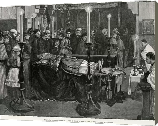 Cardinal Newman Lying in State