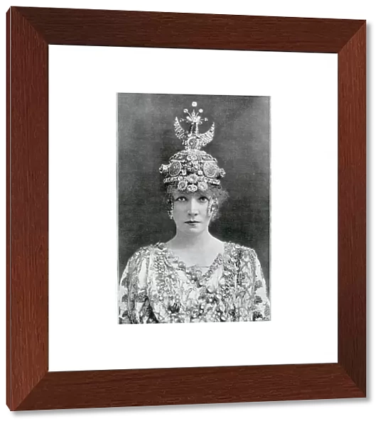 Madame Sarah Bernhardt as Theodora - photograph by Downey