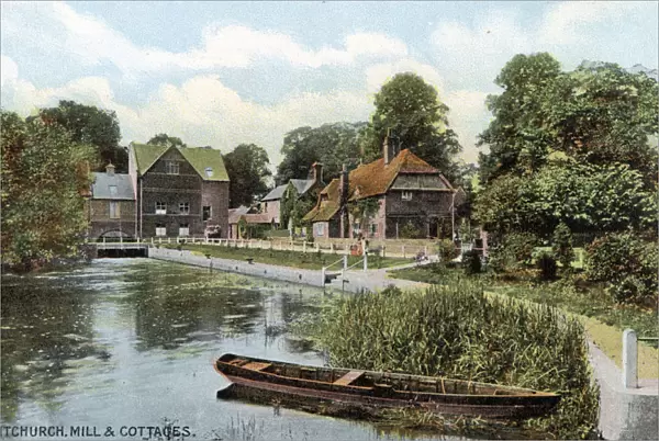 Mill and cottages, Whitchurch-on-Thames, Oxfordshire