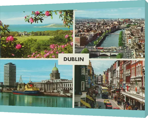 Four views of Dublin, Republic of Ireland