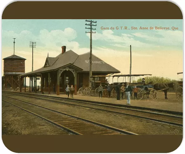 Ste Anne de Bellevue, Quebec, Canada - Railway Station