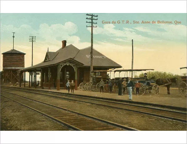 Ste Anne de Bellevue, Quebec, Canada - Railway Station