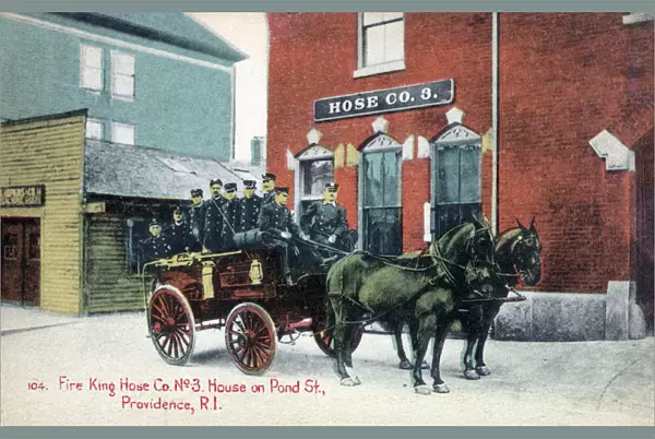 Firemen - Fire King Hose Co. No. 3 - Providence, RI, USA