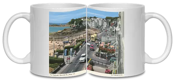 The Promenade, Havre-des-Pas, Jersey, Channel Islands. Date: 1960s