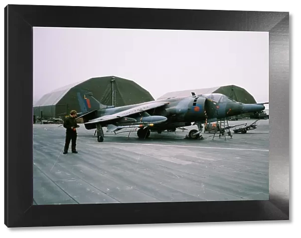 Harrier at RAF Stanley