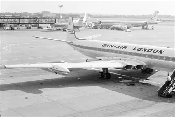 DAN-AIR de Havilland Comet 4C G-APDN at Gatwick Airport