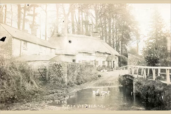 The Village, Rampisham, Dorchester, Maiden Newton, Dorset, England. Date: 1900s