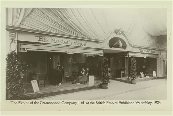 His Masters Voice (HMV) Gramophone Company Exhibition Stand, British Empire Exhibition