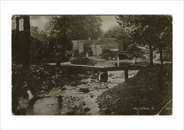 The Village, Wycollar, Colne, Trawden Forest, Pendle, Lancashire, England. Date: 1920