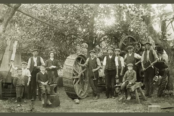 Traction Engine - Wheel Repair Party