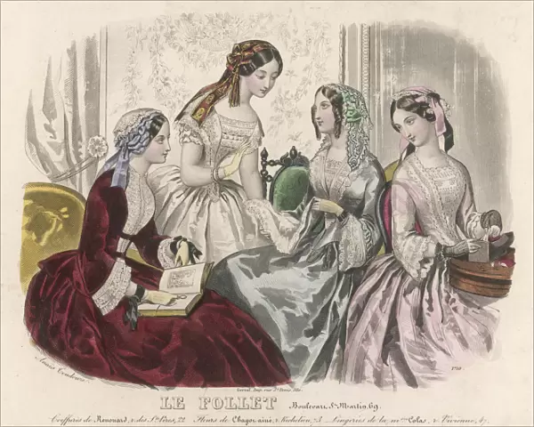 Ladies Soire Early 1850s