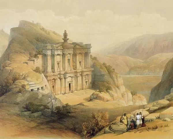 The treasury of Petra, Jordan 1839 Date: 1839