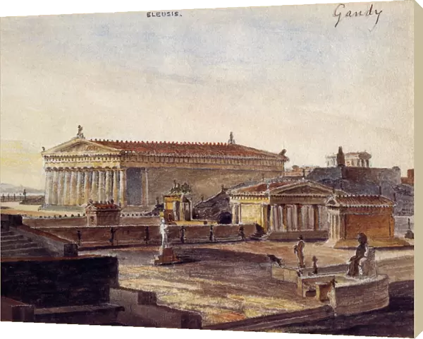 Reconstruction of the Mystic Temple of Ceres in Eleusis 1812 Date: 1812