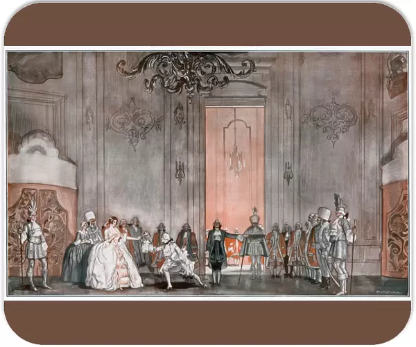 DER ROSENKAVALIER Octavian presents the Silver Rose to Sophie in Act II