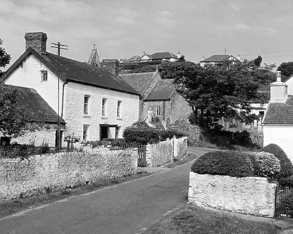 Port Eynon, Glamorgan, Wales, a typical stone-built village in the Gower Penninsula