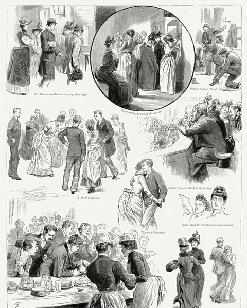 A number of scenes from a Subscription Dance held at the Peoples Palace