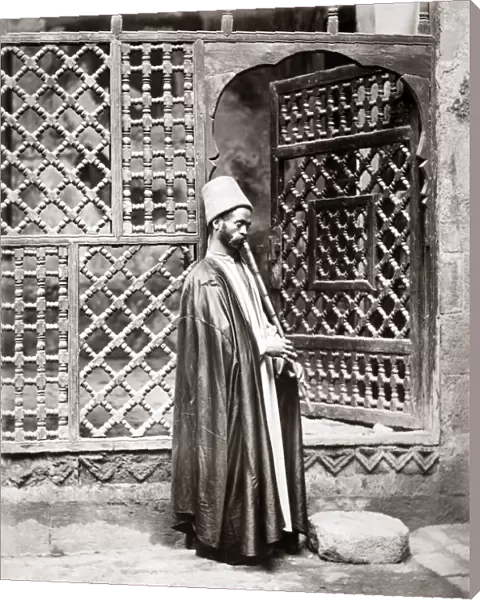 Musician, Egypt, circa 1880s. Date: circa 1880s