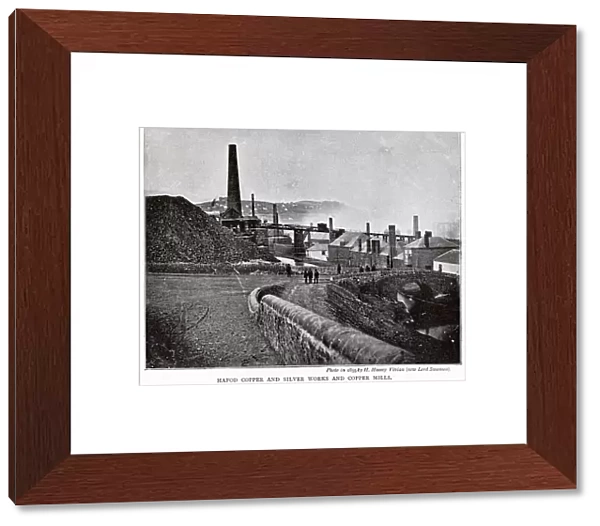 Exterior view of the Hafod Copper and Silver Works and Copper Mill in Swansea, Wales