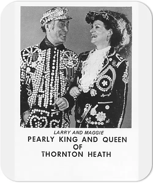 The Pearly King and Queen of Thornton Heath