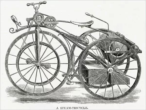 Steam tricycle 1882