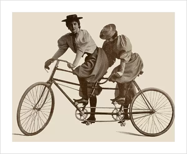 Bicycle built for two 1896
