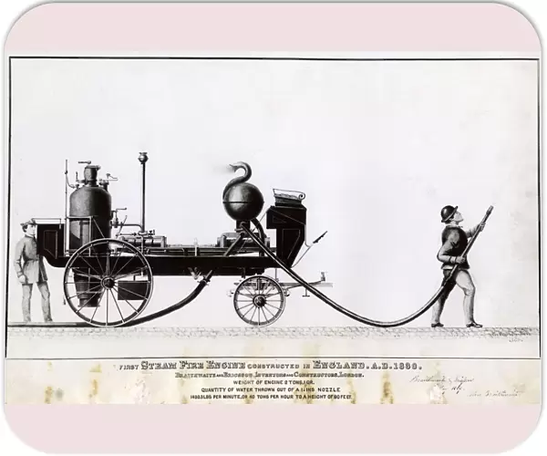 First Steam Fire Engine, England