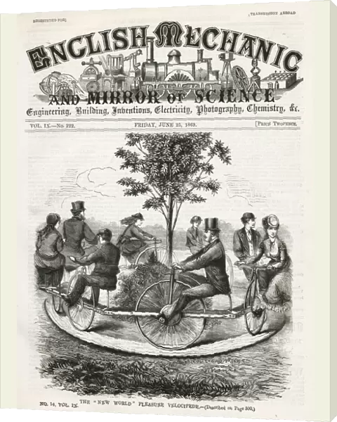 Pleasure velocipede 1869