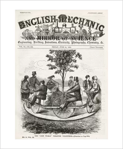 Pleasure velocipede 1869