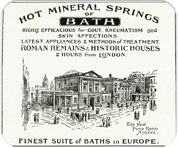 Hot Mineral Spring of Bath 1897
